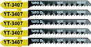 YATO YT-3407 List pilový do přímočaré pily 75 mm na dřevo TPI13 5 ks