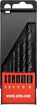 YATO YT-4460 Sada vrtáků na kov 6 ks