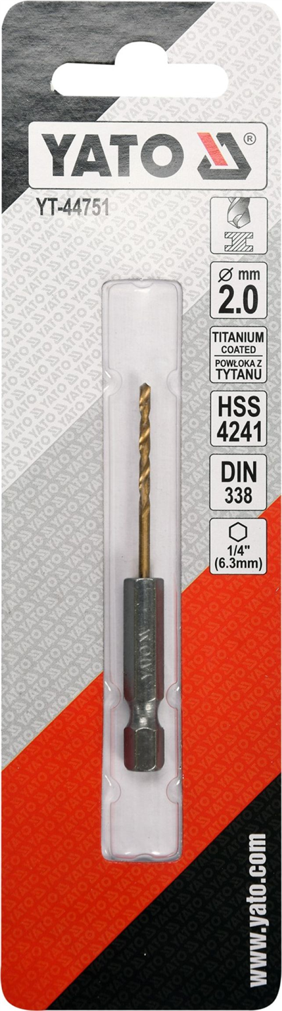 Vrták na kov TITAN 1/4
