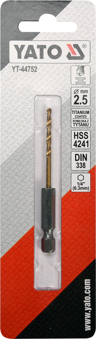 Vrták na kov TITAN 1/4