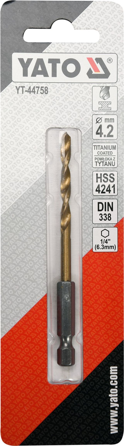 Vrták na kov TITAN 1/4