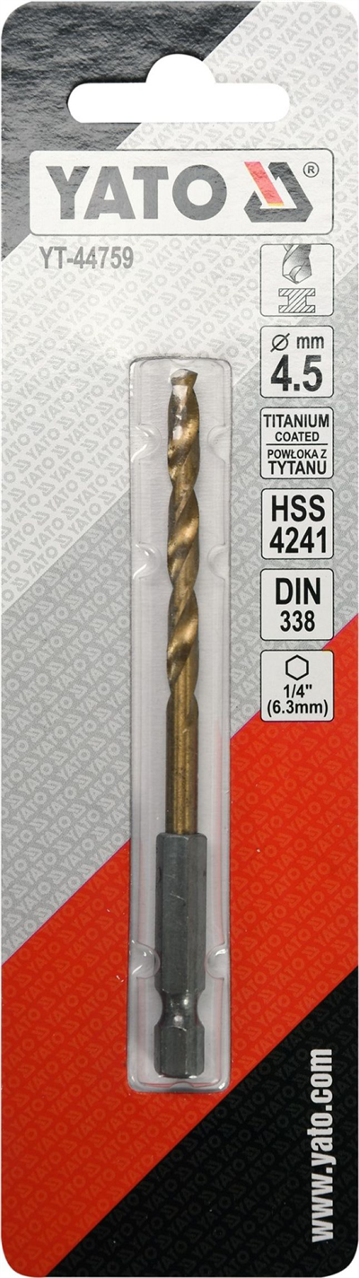 Vrták na kov TITAN 1/4