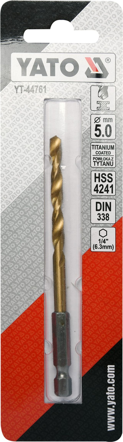 Vrták na kov TITAN 1/4