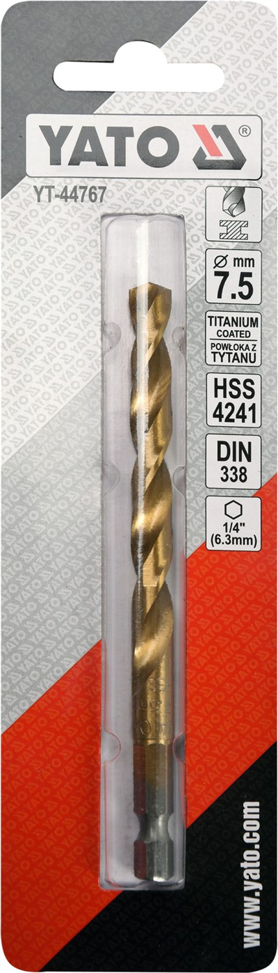 Vrták na kov TITAN 1/4