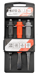 YATO YT-4713 Sada sekáč a vyrážeče 3 ks