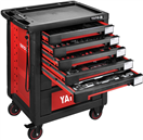 YATO YT-55293 Skříňka dílenská pojízdná s nářadím (165ks) 7 zásuvek