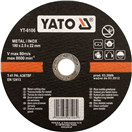 YATO YT-6104 Kotouč na kov 125 x 22 x 2,5 mm INOX