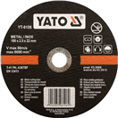 YATO YT-6105 Kotouč na kov 180 x 22 x 1,5 mm INOX