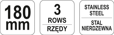 Kartáč drátěný ruční 180 mm