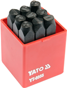 YATO YT-6855 Razidla číselná 8 mm 9 ks 0-9