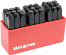 YATO YT-6862 Razidla písmenková 6 mm 27 ks A-Z