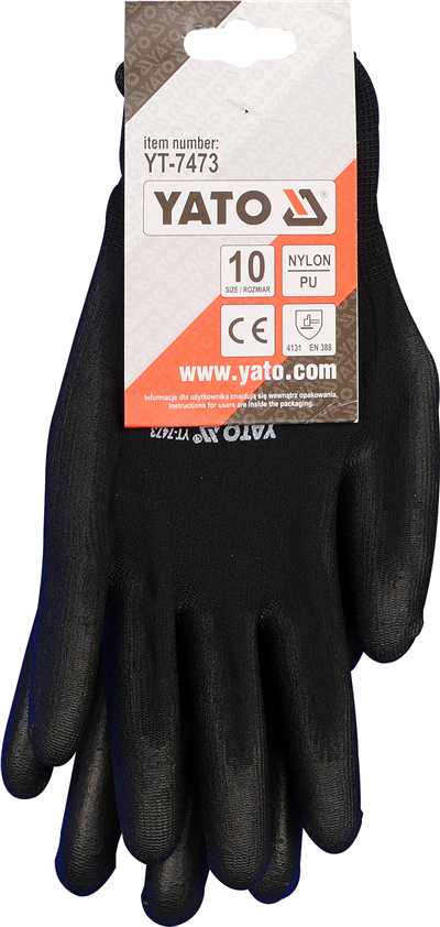 Rukavice pracovní nylon/polyurethan vel. 10