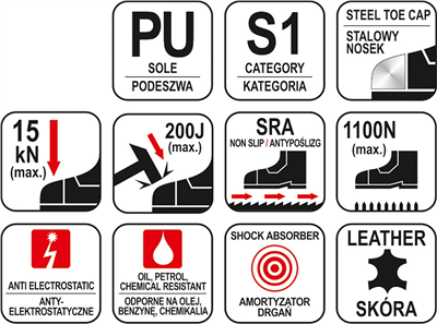 Boty pracovní kotníkové Trat vel. 39
