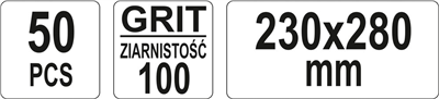 Smirkový papír 230*280 gr. 100