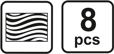 Sada vrtáků do dřeva 8 ks box
