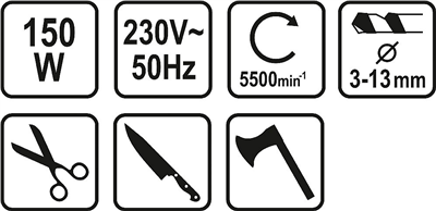 Ostřič multifunkční 230V 150W