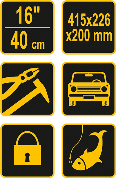 Box na nářadí plastový 16