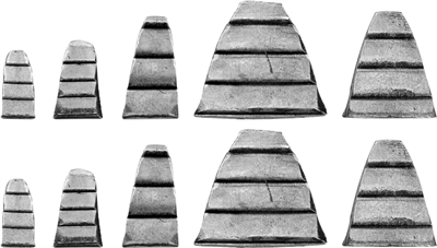 Sada klínků pro kladivo 10 ks