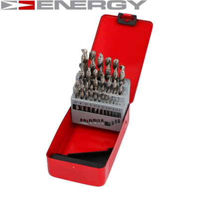 Energy NE00463 Ocelový spirálový vrták-sada