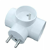 Rozbočka elektrická 3x10A/230V, 3 zástrčky - roztrojka