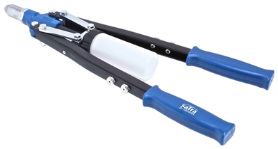 Nýtovací kleště pákové, na trhací nýty 3.2 - 6.4 mm, s adaptéry