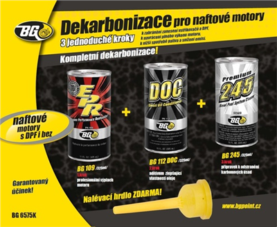 BG 6575 KIT DEKARBONIZACE NAFTOVÝCH MOTORŮ