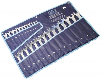 Očkoploché klíče, velikosti 6-32 mm, sada 26 ks v obalu