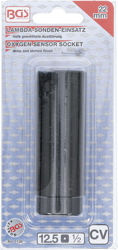 Klíč na snímače a lambda sondy 22 mm, výřez 10 mm - BGS 1138