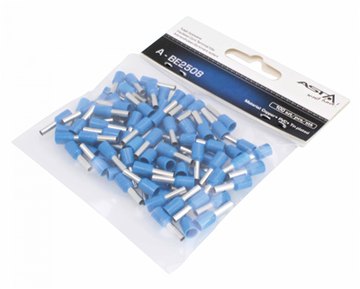 Dutinové elektrické konektory - dutinky 2,5 mm2, 100 ks