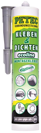 Petec 94629 Lepicí a těs.hmota, šedá - 290ml