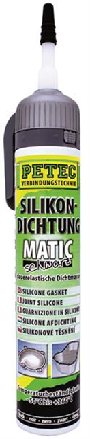 Petec 97720 Silikon. těs.hmota - černá - 200ml