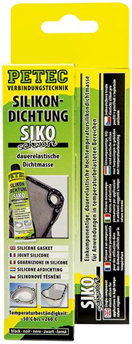 Petec 97780 Silikon. těs. hmota - černá - 70ml
