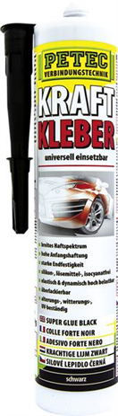 Petec 94229 Lepicí a těs.hmota - černá - 290ml