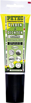 Petec 94270 Lepicí a těs.hmota - černá - 80 ml