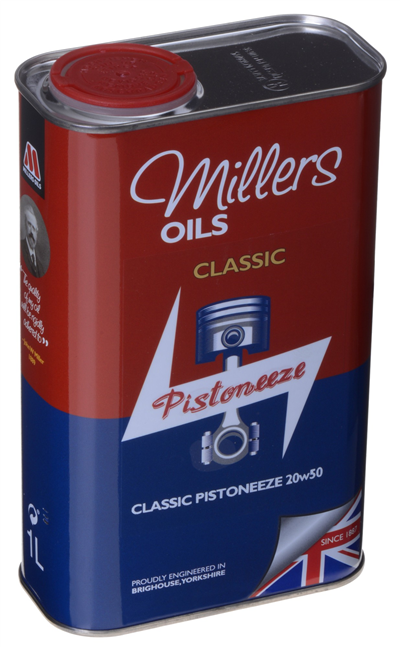 CLASSIC PISTONEEZE, MOTOROVÝ MINERÁLNÍ OLEJ 20W-50 - 1L