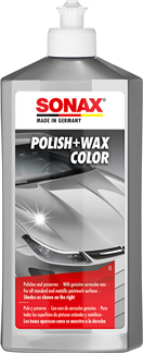 SONAX 02963000 - Polish & Wax COLOR stříbrnošedá - 500 ml