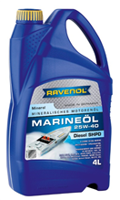 Ravenol 1163215-004-01-999 MARINEOIL SHPD mineral 25W-40 - 4L