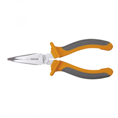kleště ploché 200mm zahlé čelisti boční střih NEO tools