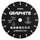 Graphite 55H699 kotouč řezný 230x22mm, měkké materiály Graphite