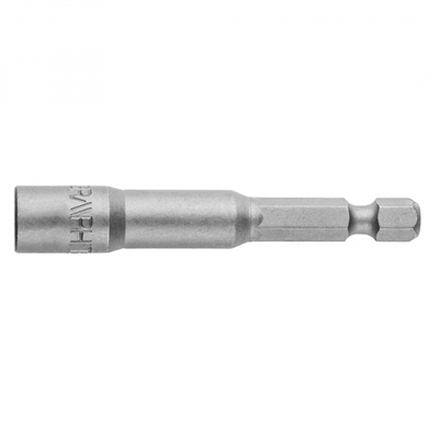 hlavice nástrčná M6 stopka 6-tihran magnet Graphite