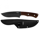 NEO tools 63-111 nůž čepel 12cm, ocel nerez 440ss, dřevěná rukojeť, pouzdro, NEO tools