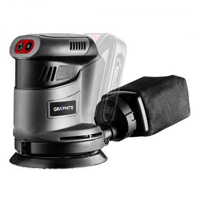 aku bruska excentrická 125 pr. 18V Li-Ion Energy+ bez baterie Graphite