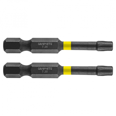 bit úderový TX25 x 50 mm, 2 ks Graphite