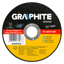 Graphite 57H730 kotouč řezný •115x22x1 na ocel/nerez A60-T-BF Graphite