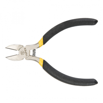 kleště štípací boční mini 115mm s pružinou Topex