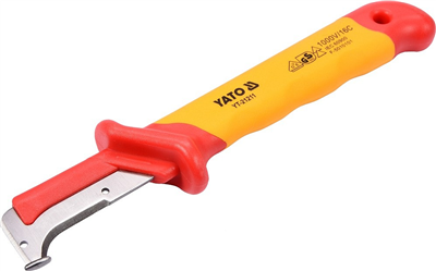 Izolovaný nůž elektrikářský 38 x 155 mm VDE