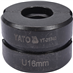 Náhradní čelisti k lisovacím kleštím YT-21735 typ U 16mm