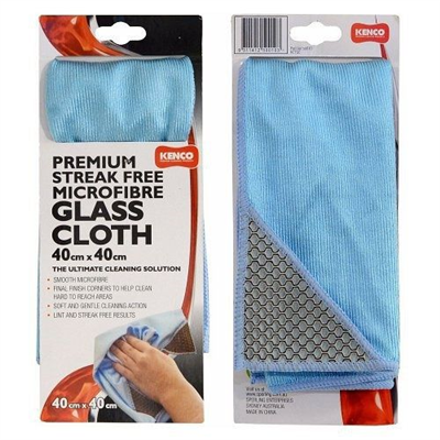 Mycí utěrka na sklo MICROFIBER 40x40cm