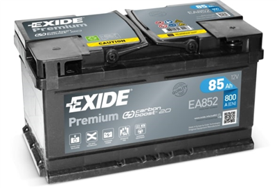 EA852 Autobaterie Exide Premium - 85Ah