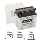Exide EB16CL-B EB16CL-B motobaterie EXIDE suchá, přednabitá 12V 19Ah 190A 175x100x175